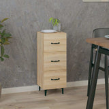 Vidaxl dressoir 34,5x34x90 cm bewerkt hout sonoma eiken