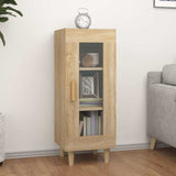 Vidaxl dressoir 34,5x34x90 cm bewerkt hout sonoma eiken