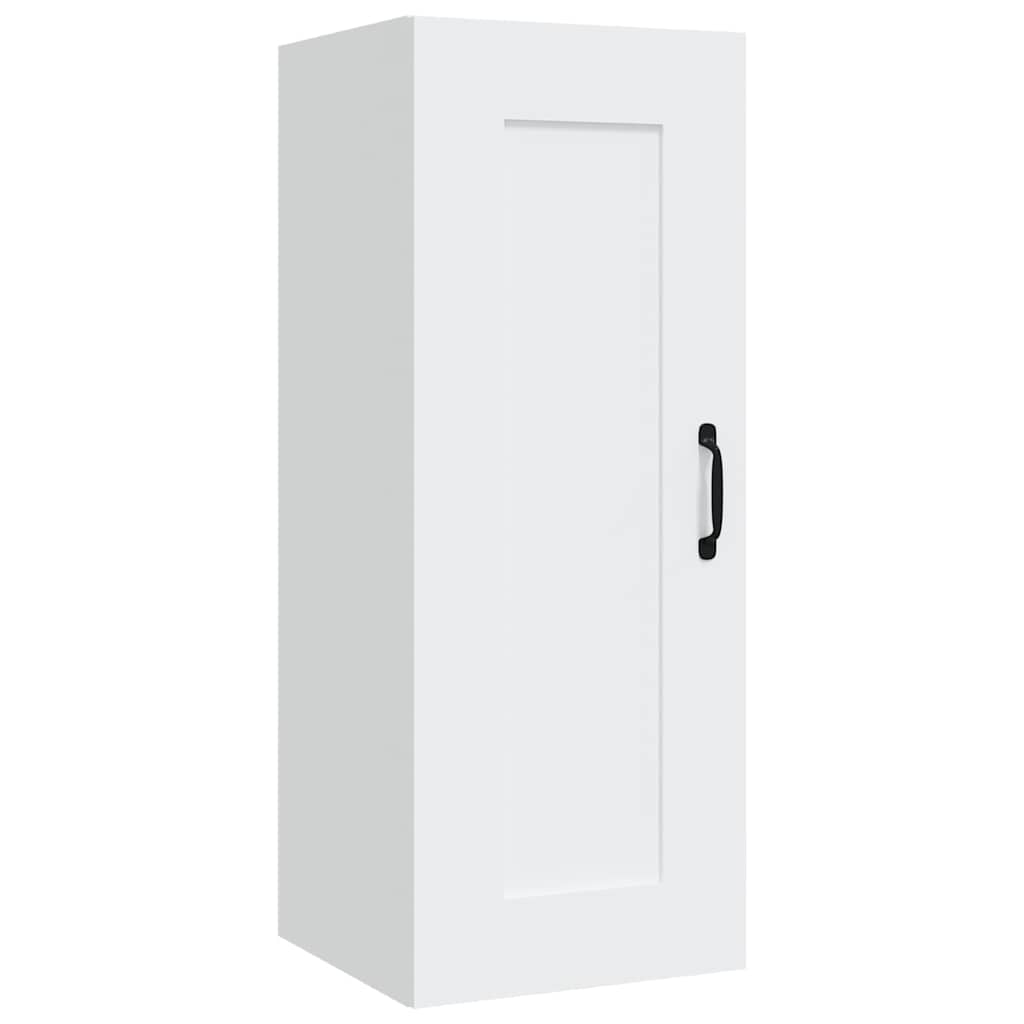 Vidaxl hangkast 35x34x90 cm bewerkt hout wit