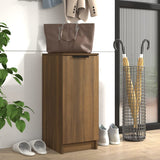 Vidaxl schoenenkast 30x35x70 cm bewerkt hout bruin eikenkleur