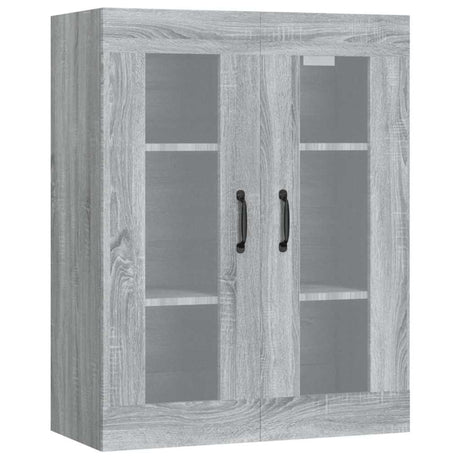 Vidaxl bovenkast 69,5x34x90 cm grijs sonoma eikenkleurig