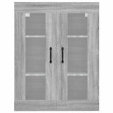 Vidaxl bovenkast 69,5x34x90 cm grijs sonoma eikenkleurig