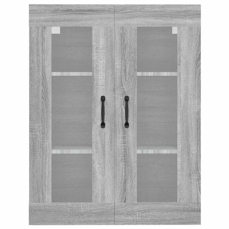 Vidaxl bovenkast 69,5x34x90 cm grijs sonoma eikenkleurig