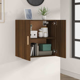 Vidaxl wandkast 60x30x60 cm bewerkt hout bruin eikenkleur