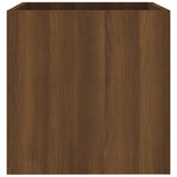 Vidaxl plantenbak 40x40x40 cm bewerkt hout bruineiken