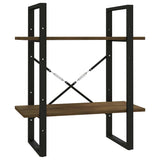 Vidaxl boekenkast 60x30x70 cm bewerkt hout bruin eikenkleur