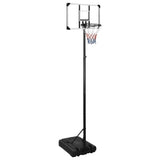 VidaXL Basketbalstandaard 280-350 cm polycarbonaat transparant