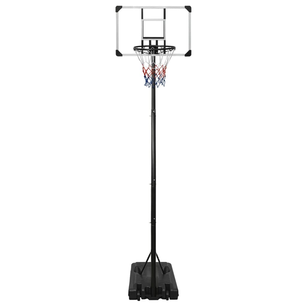 VidaXL Basketbalstandaard 280-350 cm polycarbonaat transparant