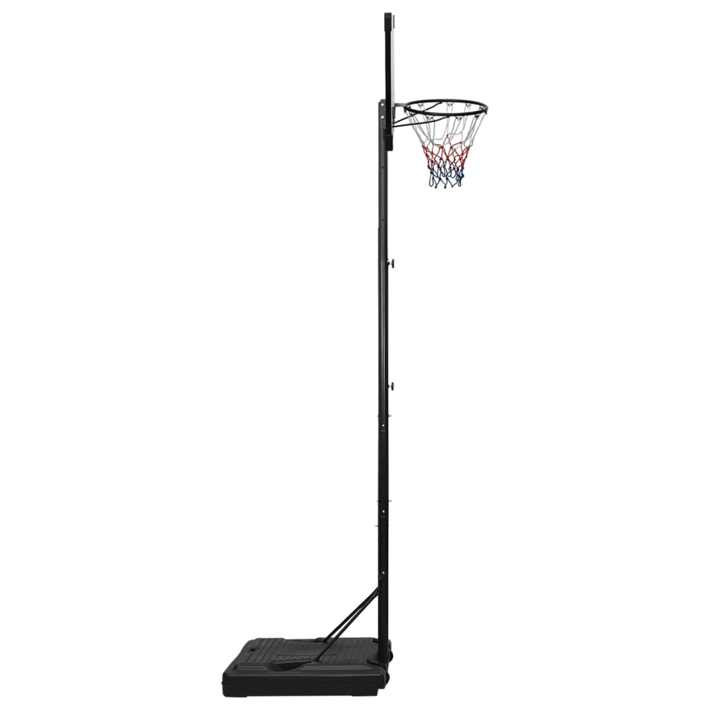 VidaXL Basketbalstandaard 280-350 cm polycarbonaat transparant