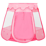 Vidaxl kinderspeeltent 102x102x82 cm roze