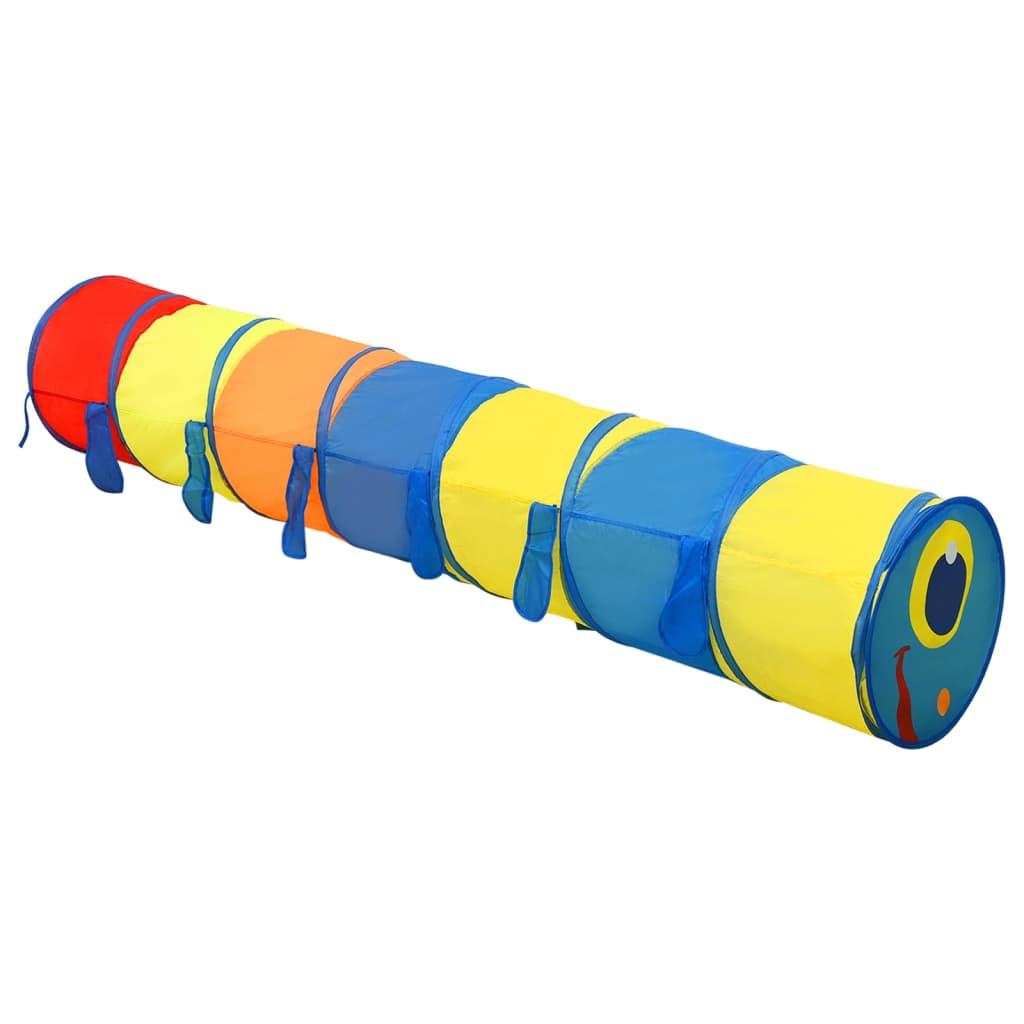 VidaXL Kinderspeeltunnel 245 cm polyester meerkleurig