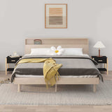 Vidaxl nachtkastjes 2 st 42x38x45 cm bewerkt hout zwart