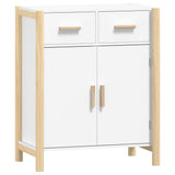 Vidaxl dressoir 62x38x75 cm bewerkt hout wit