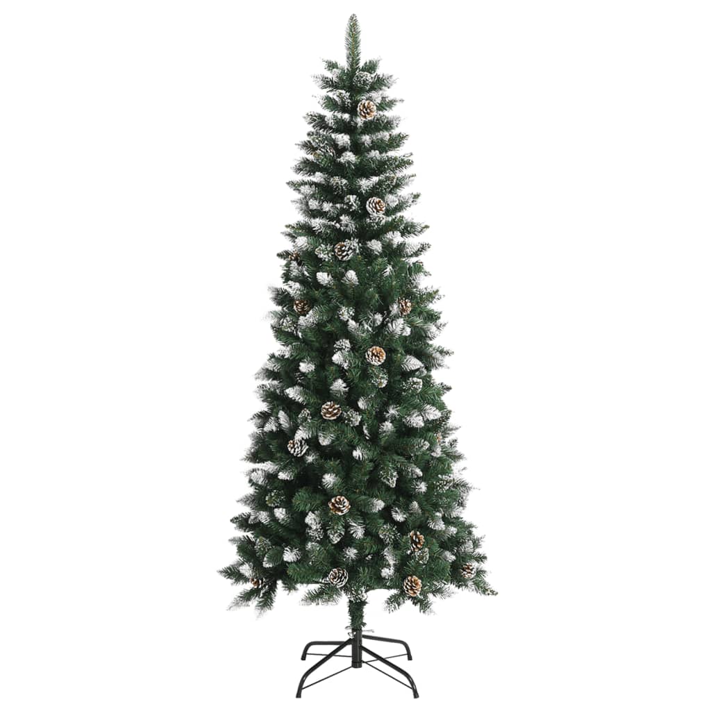 Vidaxl kunstkerstboom met standaard 180 cm pvc groen