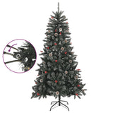 Vidaxl kunstkerstboom met standaard 180 cm pvc groen