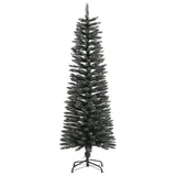 Vidaxl kunstkerstboom met standaard smal 120 cm pvc groen
