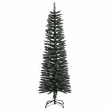 Vidaxl kunstkerstboom met standaard smal 150 cm pvc groen