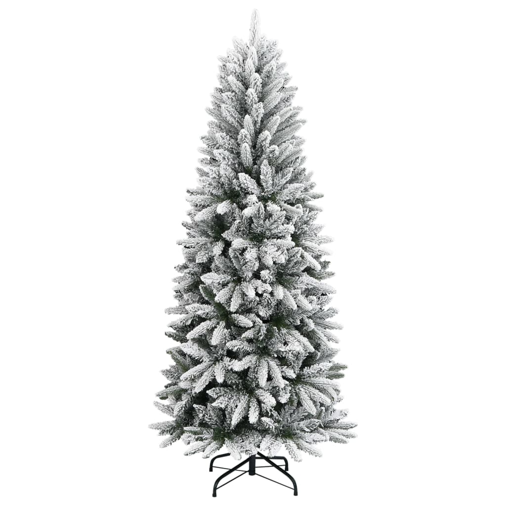 Vidaxl kunstkerstboom met sneeuw 120 cm pvc en pe