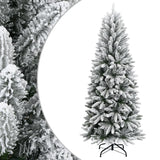 Vidaxl kunstkerstboom met sneeuw 210 cm pvc en pe