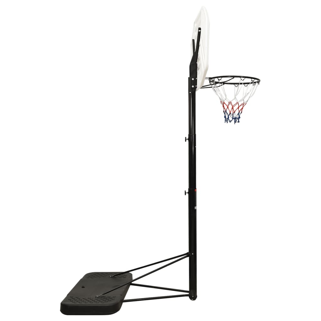 VidaXL Basketbalstandaard 258-363 cm polyetheen wit