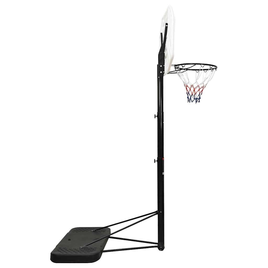 Vidaxl basketbalstandaard 258-363 cm polyetheen wit