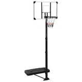 Vidaxl basketbalstandaard 256-361 cm polycarbonaat transparant