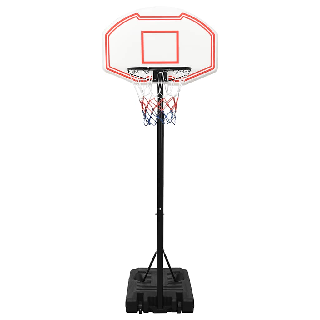 Vidaxl basketbalstandaard 237-307 cm polyetheen wit