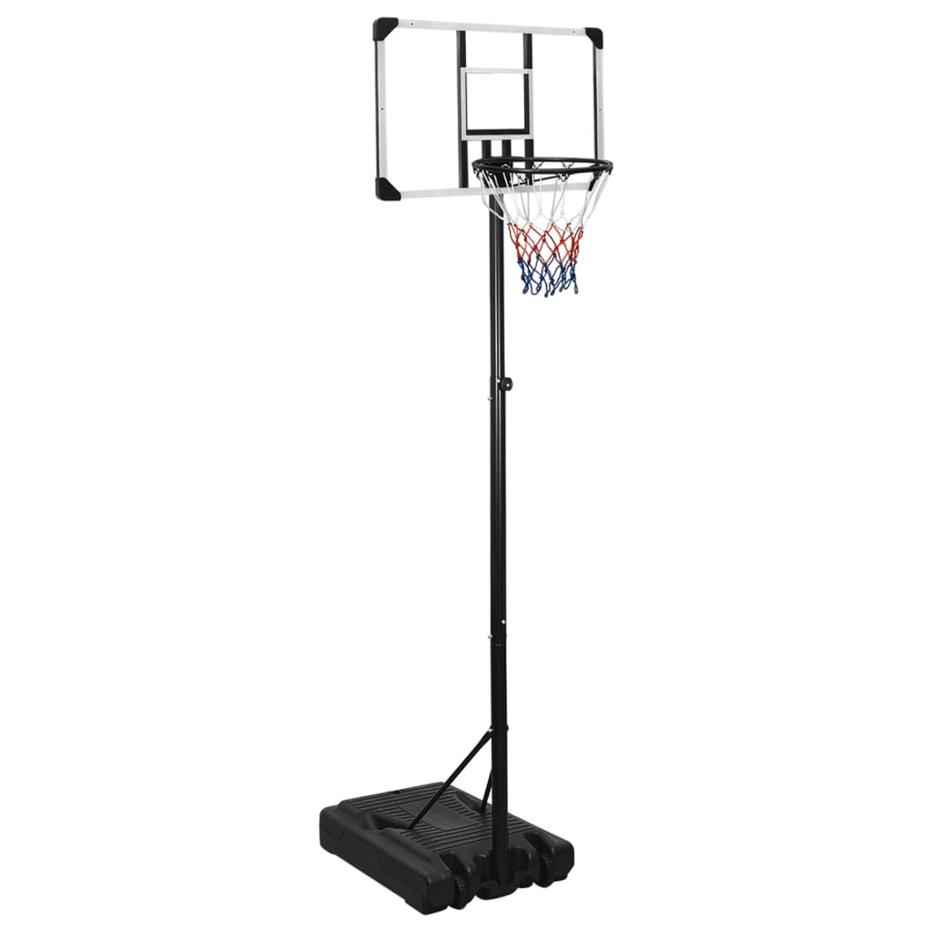 VidaXL Basketbalstandaard 235-305 cm polycarbonaat transparant