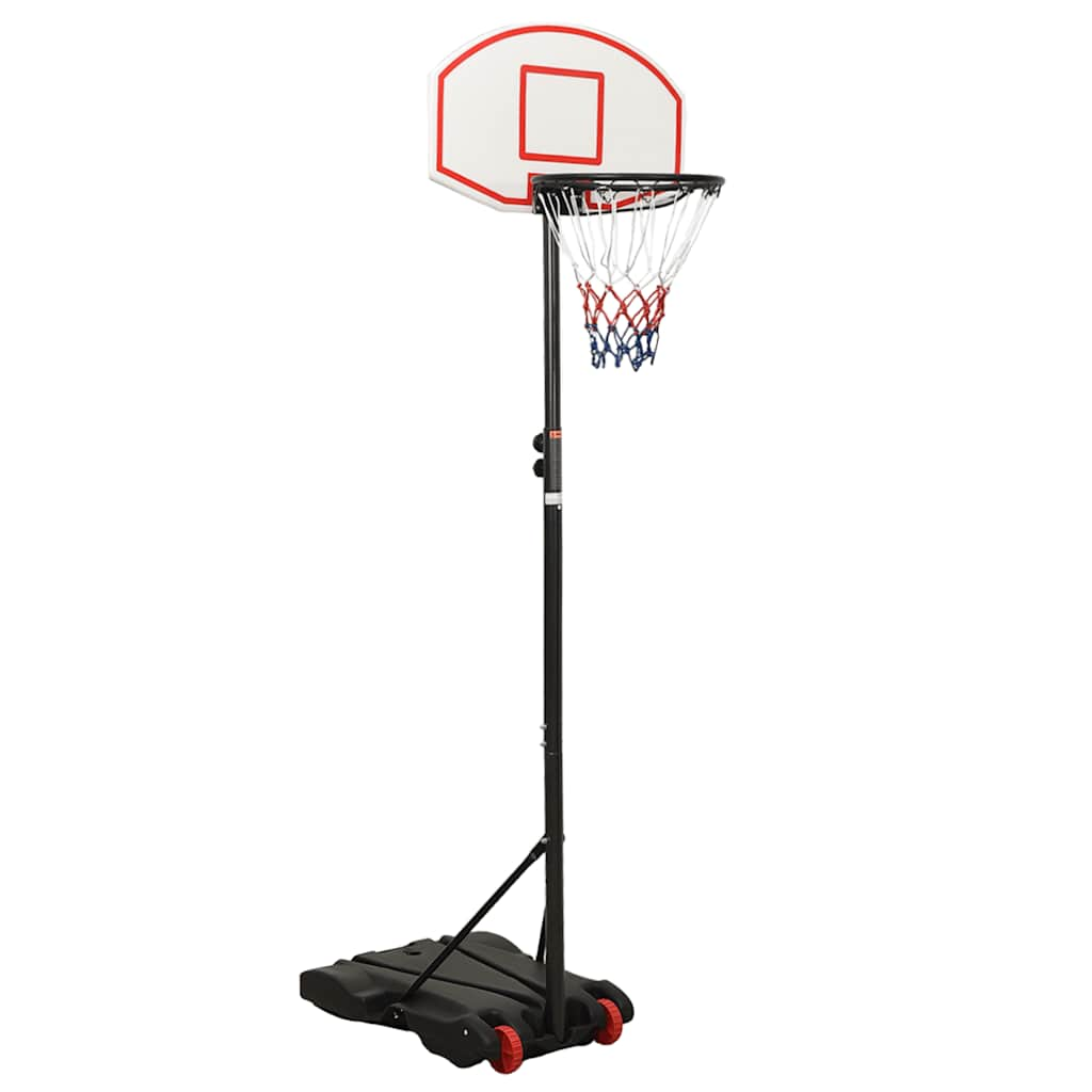 Vidaxl basketbalstandaard 216-250 cm polyetheen wit