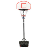 Vidaxl basketbalstandaard 216-250 cm polyetheen wit