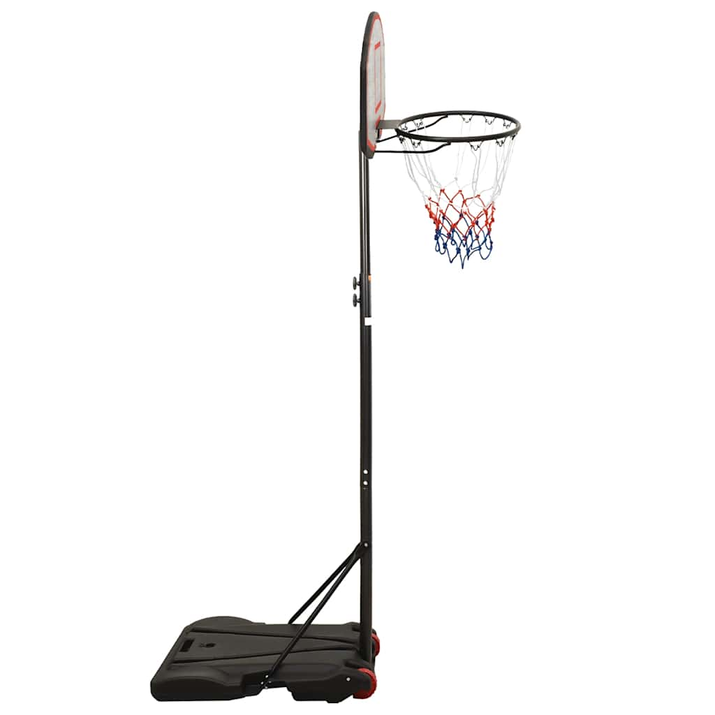 Vidaxl basketbalstandaard 216-250 cm polyethyleen zwart