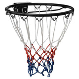 Vidaxl basketbalring 39 cm staal zwart