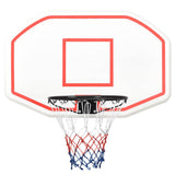 Vidaxl basketbalbord 109x71x3 cm polyetheen wit