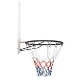 Vidaxl basketbalbord 90x60x2 cm polyetheen wit