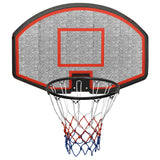 Vidaxl basketbalbord 90x60x2 cm polyetheen zwart