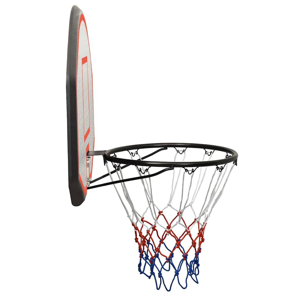 Vidaxl basketbalbord 90x60x2 cm polyetheen zwart