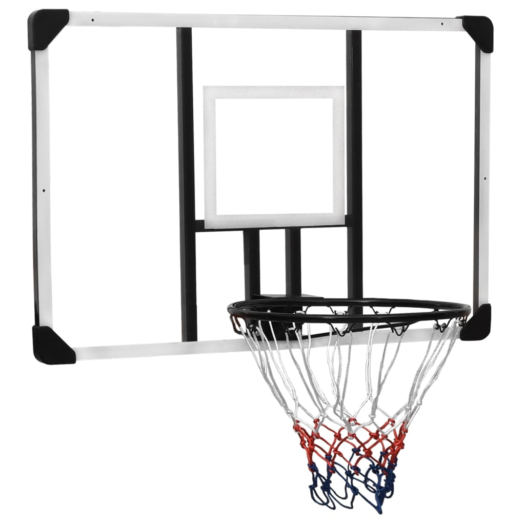 VidaXL Basketbalbord 106x69x3 cm polycarbonaat transparant