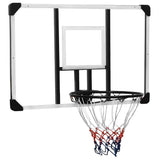 Vidaxl basketbalbord 106x69x3 cm polycarbonaat transparant