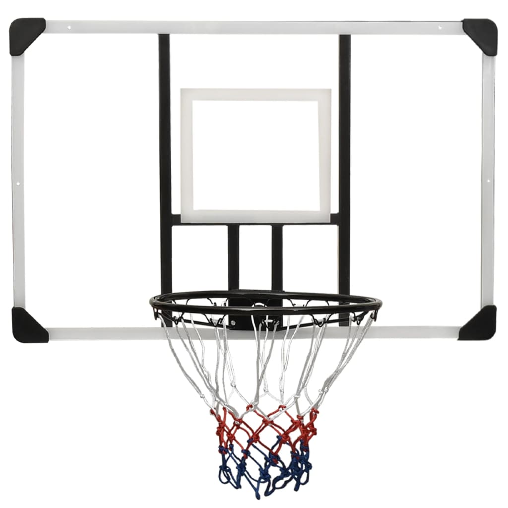 VidaXL Basketbalbord 106x69x3 cm polycarbonaat transparant