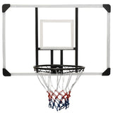 VidaXL Basketbalbord 106x69x3 cm polycarbonaat transparant