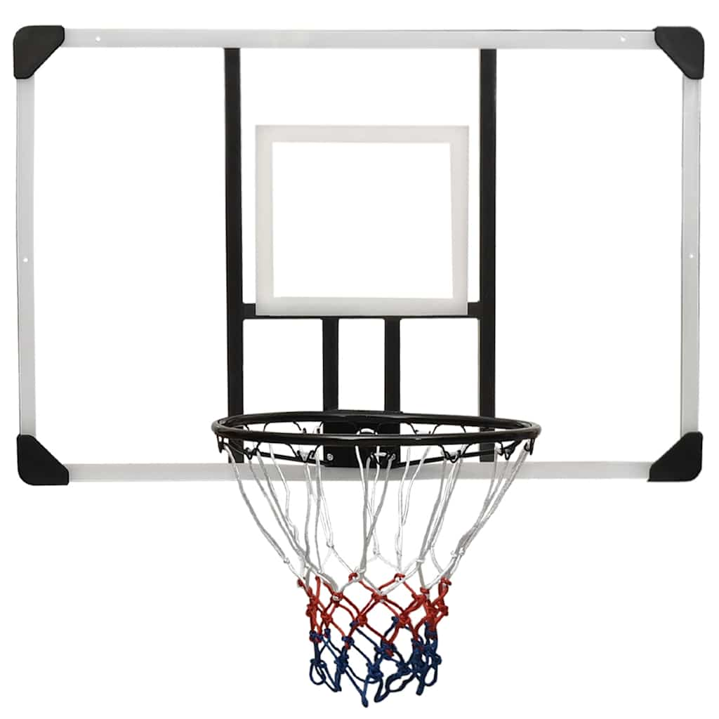 Vidaxl basketbalbord 106x69x3 cm polycarbonaat transparant