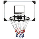 Vidaxl basketbalbord 71x45x2,5 cm polycarbonaat transparant