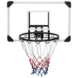 Vidaxl basketbalbord 71x45x2,5 cm polycarbonaat transparant