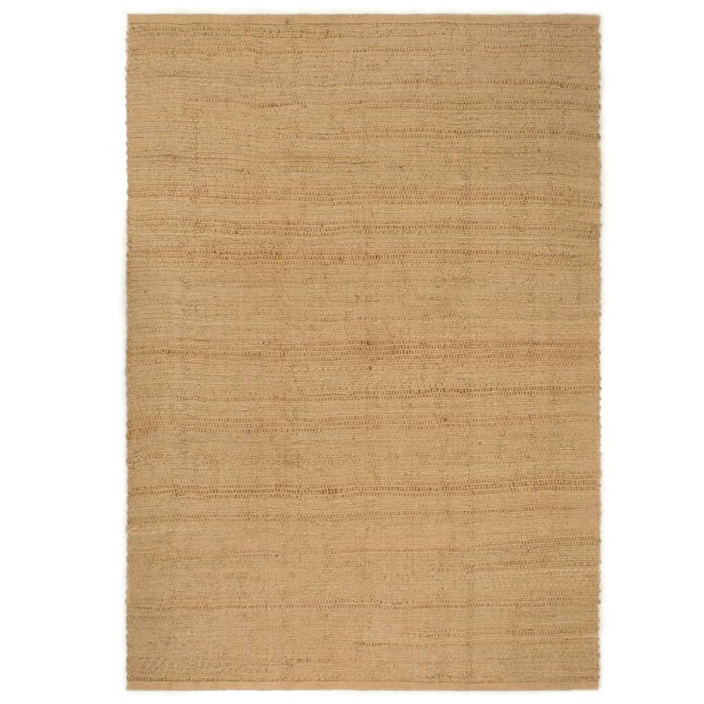 VidaXL Vloerkleed rechthoekig 160x230 cm jute naturel