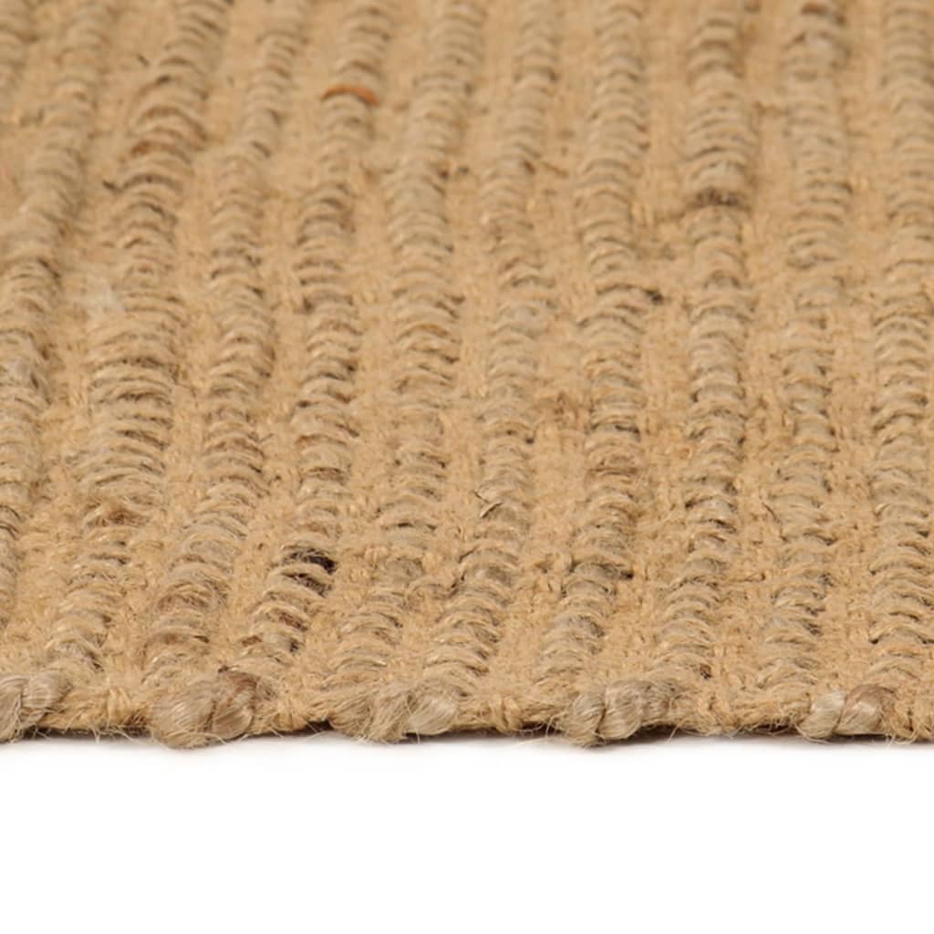 VidaXL Vloerkleed rechthoekig 160x230 cm jute naturel