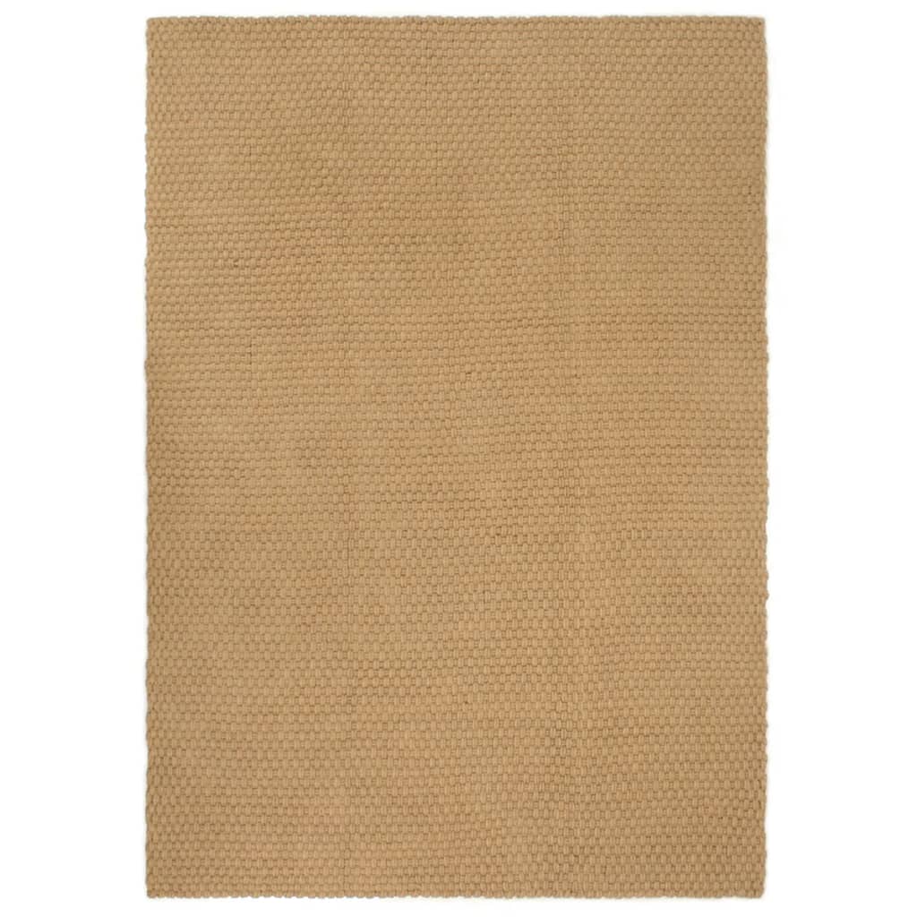 Vidaxl vloerkleed rechthoekig 80x160 cm jute naturel