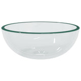 Vidaxl wasbak 30x12 cm gehard glas transparant