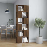 Vidaxl boekenkast kamerscherm 60x24x186 cm bruin eikenkleur