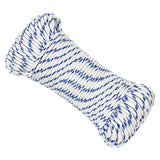Vidaxl boot touw 4 mm 25 m polypropyleen wit