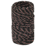 Vidaxl boot touw 2 mm 500 m polypropyleen zwart